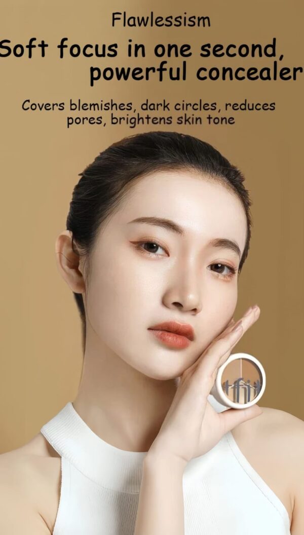 Korean Cosmetics 3-color Concealer - Image 2