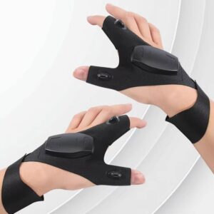 Flashlight gloves rechargeable
